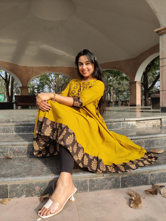 SACHI Yellow Kurta