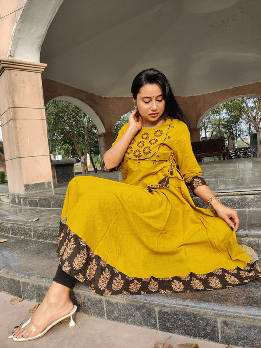 SACHI Yellow Kurta