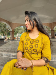 SACHI Yellow Kurta