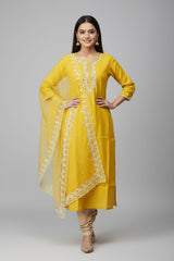Mustard Yellow Festive Suit Set