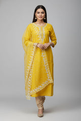 Mustard Yellow Festive Suit Set