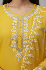Mustard Yellow Festive Suit Set