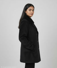 Elegant Double-Breasted Winter Coat