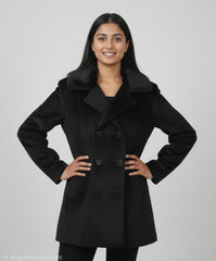 Elegant Double-Breasted Winter Coat