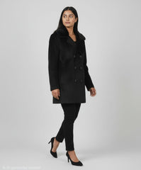 Elegant Double-Breasted Winter Coat