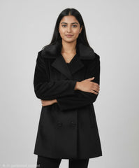 Elegant Double-Breasted Winter Coat