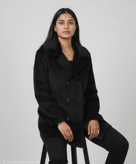 Elegant Double-Breasted Winter Coat