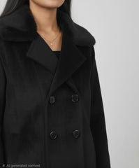 Elegant Double-Breasted Winter Coat