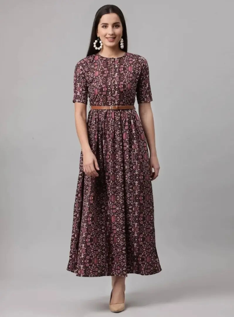 MULTICOLOR LONG DRESS