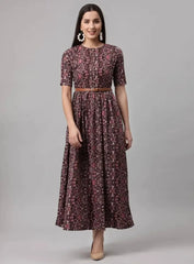 MULTICOLOR LONG DRESS