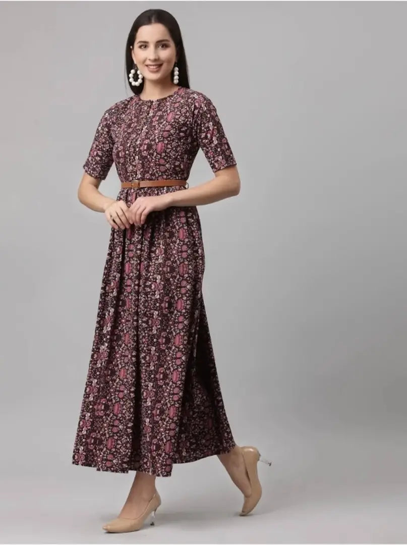MULTICOLOR LONG DRESS