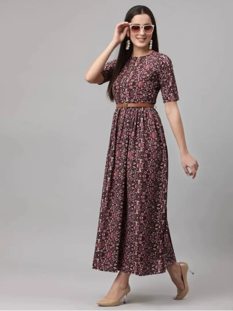 MULTICOLOR LONG DRESS
