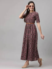 MULTICOLOR LONG DRESS