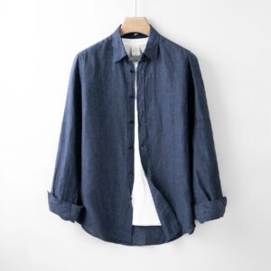 Relaxed Linen Button-Down Shirt